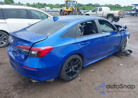 2022 Honda Civic Sport z USA, uszkodzony, nr VIN 2HGFE2F58NH586557